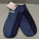 KitchenAid Beacon Two-Tone Non-Slip Oven Mitt Set, Navy/Ink, 5.75"x13", 2 Piece