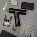 Hot Glue Gun Kit, Cordless Glue Gun with Stand USB Rechargeable Fast Preheating Auto Shut-Off Mini Hot Melt Glue Gun Tool for DIY Crafts Arts School Home Quick Repair (Green)