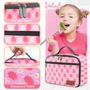 2 x Lunch Box Kids, Insulated Lunch Bag for Women Men, Cooler Reusable Cute Lunch Containers for Boy & Girls, Adults Leak Proof Large Lunch Tote Bags for School, Work, Travel, Picnic Outdoor and Beach