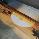 wall26 - Tropical Sunset Blue Water Endless Summer - Canvas Art Home Art - 47x24 inches