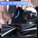 ToLanbbt Pond Liner 4 x 7 Ft HDPE Pond Liners, 20 Mil UV Resistant Preformed Pond Liner Easy Cutting, Pond Liner for Natural Looking Ponds, Waterfall, Koi Pondsand Water Garden (Black)