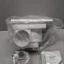 Bathroom Exhaust Fan with Light, 120 CFM Quiet Ventilation Fan with 6200K 12W LED Light 1.0 Sones Low Noise, 4 Inch Duct Quiet Square Ceiling Mount Vent Fan for Shower, Bathroom, Office, Home (White)