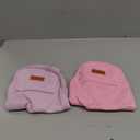 2 Pack Dog Hoodie Warm Hood Dog Sweater Cold Weather Small Dogs Sweatshirt Comfort Pet Clothes for Small Medium Dogs with Pockets Cats Chihuahua Clothes for Male Female Girl Boy Sporty Daily Wear (L (Back: 13.78", Chest: 18.9"), Pink + Purple)