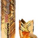 Party Hippo Gold Tulip Cupcake Liners 100 Pcs Baking Paper Cups Holders Greaseproof Muffin Cases Wrappers for Wedding Birthday Party Baby Shower (Gold)