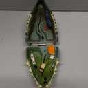 Mattel Jurassic World Rebirth Micro Adventure Playset, Distortus Rex Head Opens to 3 Interactive Features, 6 Small Figures, Dinosaur Toy