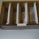 Non-Toxic 35 Oz (4.4 Cup) Glass Storage Containers with Lids  Plastic Free Meal Prep Containers for Lunch, Airtight Food Storage, Microwave and Freezer Safe, 4 Pack - Ziruma