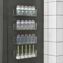 MGY 4Pack Clear Magnetic Baby Bottle Organizer for Refrigerator, Space-Saving Storage for Baby Bottles,Bottle Organizer for kitchen