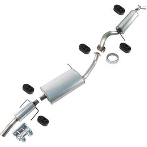 Muffler Assembly Tail Pipe Replacement Parts Compatible with Ford Escape 2009 2010 2011 2012 2.5L 3.0L