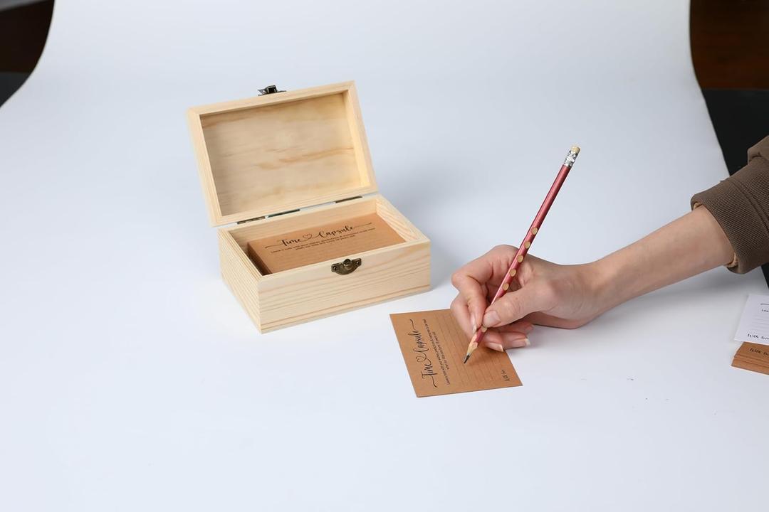 Card holder - 50-card holder, business card holder, double-sided design. (Advice and Wishes Wildflower)