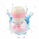 Housoutil Rotating Splash-Proof Faucet Filter Water Tap Filter Kitchen Sink Aerator Tap Water for Cooking Drinking and Washing (Medium, Pink)