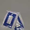 Pack Of 2 Leviton 1-Gang Decora/GFCI Device Wallplate, Standard Size, Thermoplastic Nylon, Device Mount, 80401-NB, Blue