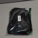 LYANER Women's Bow Tie Hollow Out Front Puff Long Sleeve Flowy Mini Dress, Large