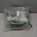 Zopeal 15 Pcs Unbreakable 10 Inch Wheat Straw Plates Set for Fruit Kitchen Salad Dessert Cakes Dish Reusable Plastic Lightweight Deep Dinner Plates, Microwave and Dishwasher Safe(Black)