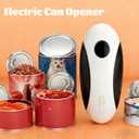 Electric Can Opener,USB Rechargeable Can Opener,One-Touch Cordless Can Opener,Smooth Edge,Hands Free,Food Safety,Kitchen Gadget Battery Operated,Automatic Can Openers for Seniors