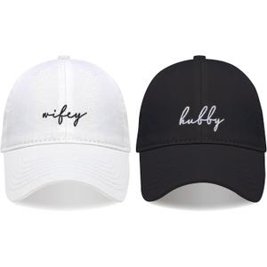 Mr and Mrs Hats for Honeymoon Essentials,Engagement Gifts for Couples,Wedding Gifts for Bride and Groom