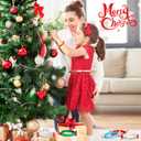 Morcheiong 40 Pieces Merry Christmas Rubber Bracelets Silicone Wristbands for Holiday Party Goodies Bags Stuffers Filler Favors Classroom Prizes School Class Exchange Supplies