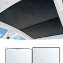 Roof Sunshade, Windshield Sunshade,Glass Sunroof Shade UV Sun Blocking Heat Shade Comptatible with Tesla Model S (Black (2016-2021))