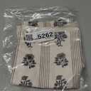 Floral Pillow Covers 16x16 Inch Set of 2 Block Print Brown Throw Pillows Vintage Flower Boho Outdoor Decorative Pillow Cases Striped Farmhouse Linen Cushion Case for Couch Sofa Home Decor