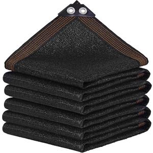 Winemana Black Shade Cloth 70%, 8x20 FT Mesh Tarp - Garden Shade for Greenhouse, Patio, Vegetables, Plants Cover and Chicken Coops, Sun Shade Net for Outdoor Protection with Reinforced Grommets