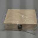 Small Unfinished Wooden Storage Box with Lid & Latch, Pine Wood Craft Box 6.88" x 4.52" x 2.36", Smooth Sanded Wood for DIY Crafts, Keepsakes & Gift Packaging