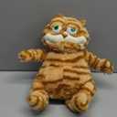 Fat Orange Plush Cat Toy - Soft Stuffed Animal for Kids - Ideal Christmas & Birthday Present - 11.8/17.7 Inches