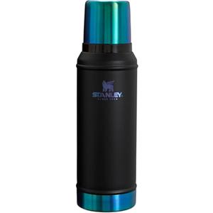 Stanley Classic Legendary Vacuum Bottle 2.0 qt | Wide Mouth with Leakproof Cup Lid | Keep Drinks Hot or Cold | Packable for Travel | Insulated Stainless Steel Thermal Bottle | BPA-Free | Black Chroma, 32 Ounces