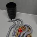 Leitee 15 Pcs Captain Hook Ring Toss Game Pirate Party Toss Game for Kid with Dice Rope Rings for Family Outdoor Yard Sport Party Accessories Captain Birthday Decor