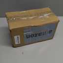 GDCZ 10 Oz Ceramic Salt and Pepper Bowls Set with Lid and Spoons, Seasoning Container, Dishwasher Safe, Set of 2 (White)