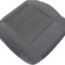 GXARTS Passenger Side Bottom Replacement Cloth Seat Cover Gray #E5DD Compatible with Jeep Wrangler 2008 2009 2010 Sahara Rubicon Sport X-Sport X-S Islander Mountain Unlimited Sahara