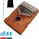 Kalimba Thumb Piano Rosewood Kalimba 17 21 Keys Mini Portable Instrument For Adults And Beginners(17 Key Deer)
