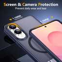 SPIDERCASE Magnetic for Samsung Galaxy S25 Edge Case, [3 Stand Ways][ Military Grade Drop Protection] with Invisible Stand Shockproof Slim Case for S25 Edge 5G,Blue