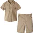 Kids Explorer Adventurer Costume Boys Girls Outdoor Kit Safari Camping Jungle Seeker Trailblazer Cosplay