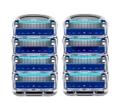 Premium 5-Blade Razor Refills  Compatible with Most 5-Blade Handles  Smooth Shaving  12 Pack