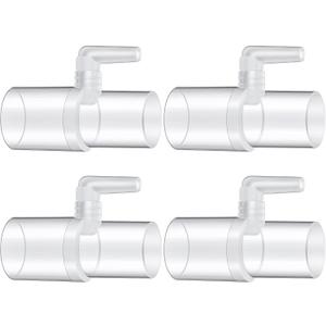 4 Pack Oxygen Enrichment Adapter, Oxygen Adapter Enrichment Port Connector fits CPAP Tubing Hose, Medical Grade Universal CPAP Tube Connector Compatible with Heated and Non-Heated Tube