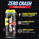 G Fuel Energy Drink, Cherry Lollipop, Sugar Free Beverage with 140mg Caffeine, Daily Energy Boost with Focus Amino, Vitamin + Antioxidants, 16 oz Cans (Pac-Man Power Pellet, 12-Pack)