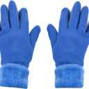 boxed-gifts Women's Warm Fleece Winter - Women's Hat and Glove Set + Hats Gloves Scarves for Women (French Blue)