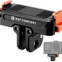 K&F Concept Magnetic Quick Release Adapter Mount Compatible with DJI Osmo Nano/Osmo Action 6, Expansion Stand with 1/4 Screw Hole/Foldable Connector/Quick-Release Buckle, Action Camera Accessories