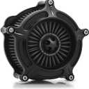 For harley davidson Sportster Air Cleaner filter street road glide M8 softail dyna 103 107 air intake Road King touring (OPS Black - Gray -Black spike, Model A : Sportster 883 1200)