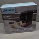 Alcarin Ice Cream Maker with 3 Pints(Not Freezer) Homemade Slushie Gelato Yogurt Sorbet Frozen Treat Machine 10 Pre-set Program Respin & Mix-in