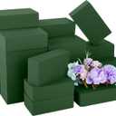 24 Packs Floral Foam Blocks Wet & Dry Floral Foam Bricks 5.5x3.1x1.8 Inch Flower Arranging Kit for Fresh and Artificial Flowers Florist Foam Blocks for Wedding Home Decor