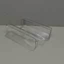 Diesisa 2pc Acrylic Wall Mount Organizer, Adhesive Shelf, Bathroom Shelves for Wall, Self Adhesive Organizer, Shower Caddies, No Drilling Hang Wall, for Bathroom, Kitchen, Living Room