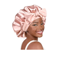 YANIBEST Satin Bonnet Silk Bonnet for Sleeping Double Layer Satin Lined Hair Bonnet with Tie Band Bonnets for Women Natural Curly Hair