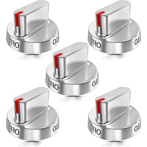 Upgraded DG64-00472A for Samsung Stove Knobs Replacement,DG64-00347A for Samsung Gas Stove Oven Knobs,DG64-00473A DG64-00347B Fit FX510BGS FX710BGS NX58F5300SS NX58F5500SS Range Knob,5pcs