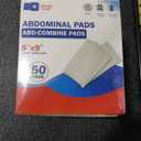 GauzeCare Sterile Abdominal- ABD Combine Pads| 50-Pack, 5 x 9 Inches| Extra Absorbent & Thick, Individually Wrapped Wound Dressing, First Aid Pads| Surgical-Grade, Nonstick- for Heavy Leakage, Post Op