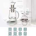 BUYDEEM K2683 Health-Care Beverage Tea Maker and Kettle, 9-in-1 Programmable Brew Cooker Master, 1.5 L, Spruce Blue