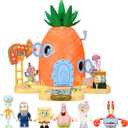 Toy Building Brick Blocks Toys Sets Display Box kit Action Figures Pineapple House Patrick Stone Star Home for Boys and Girls Kids Age 2-4, 3-5, 5-7, 8-12 Fans Gift (2313 pcs)