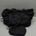 LOVEVOOK Travel Duffle Bag, Puffer Weekender Bags for Women with Shoe Compartment, Carry On Overnight Hospital Bag, Gym Tote (42L-Large, Light Purple)