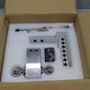 VNN Adjustable Trailer Hitch with 6-Inch Drop  Dual-Ball (1-7/8" & 2") Hitch for 2-Inch Receiver, 10,000 lbs GTW, Heavy-Duty Ball Mount  Silver (VN0003)