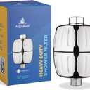 Aquabliss Heavy Duty Shower Filter Latest Superior Advanced 30x Filtration - Universal Multi-Stage Shower Head Filter Reduces Chemicals, Chlorine & Odors - Chrome (SF500)