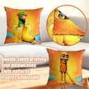 Christmas Decorations Italian Brainrot Pillow Covers Set of 4 Double-Sided Print Christmas Pillow Covers 18"x18" Holiday Decor Throw Cushion Case Set of 4 Itlian Brainrot Home Decorations for Home